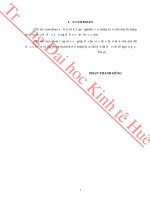 Nâng cao chất lượng dịch vụ tín dụng tại ngân hàng nông nghiệp và phát triển nông thôn việt nam   chi nhánh huyện minh hóa bắc quảng bình 