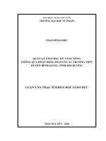 QUAN LÝ HOAT DONG GIAO DUC KY NANG SONG QUA HOAT DONG DOAN