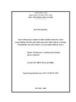 Tội vi phạm quy định về điều khiển phương tiện giao thông đường bộ trên địa bàn miền Đông Nam Bộ - Tình hình, nguyên nhân và giải pháp phòng ngừa