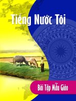 Sách tập phát âm, tập đọc, tập tô nét chữ cho học sinh mẫu giáo hoặc lớp 1