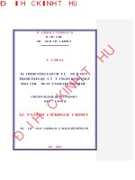 Giải pháp nâng cao chất lượng dịch vụ thanh toán quốc tế tại ngân hàng thương mại cổ phần ngoại thương việt nam   chi nhánh huế 