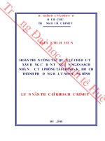 Hoàn thiện công tác quản lý chi đầu tư xây dựng cơ bản từ nguồn ngân sách nhà nước tại phòng tài chính   kế hoạch thành phố đồng hới, tỉnh quảng bình 