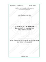 Sử dụng thuật giải di truyền tính toán tối ưu trọng lượng tháp thép dạng dàn (tt) 