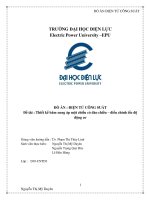 thiết kế băm xung áp 1 chiều điều khiển