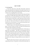 KHÓA LUẬN Nghiên cứu một số biện pháp giáo dục bảo vệ môi trường cho trẻ 5 – 6 tuổi thông qua môn cho trẻ làm quen với môi trường xung quanh.