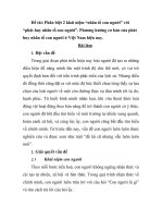Phân biệt 2 khái niệm “nhân tố con người” với “phát huy nhân tố con người”  phương hướng cơ bản của phát huy nhân tố con người ở việt nam hiện nay