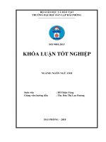 A study on the stategies applied in the translation of movie titles from english to vietnamese   