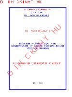 Hoàn thiện công tác quản trị kênh phân phối tại trung tâm kinh doanh VNPT – quảng bình 