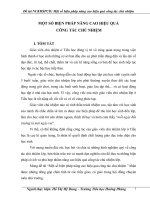 skkn một số biện pháp nhằn nâng cao công tác chủ nhiệm 