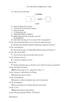 Trắc nghiệm dược liệu 2 (không có đáp án)