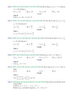 Trắc nghiệm dãy số, cấp số cộng và cấp số nhân trong các đề thi thử Toán
