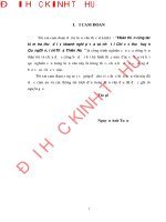 Hoàn thiện công tác kiểm tra thuế đối với doanh nghiệp vừa và nhỏ tại chi cục thuế huyện quảng điền, tỉnh thừa thiên huế 