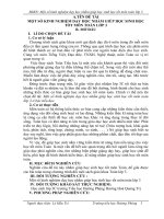 skkn một số kinh nghiệm dạy học nhằm giúp HS học tốt môn toán lớp 3