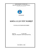 Một số biện pháp nhằm cải thiện tình hình tài chính công ty cổ phần tuấn vân   