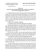 Báo cáo 5 năm thực hiện qđ 217 218 bộ chính trị khóa XI