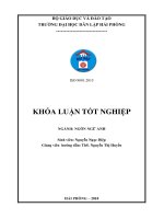 A study on how to improve english speaking skill for rural highschoolers in hai phong   