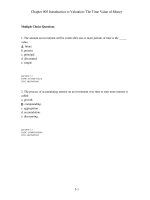Test bank corporate finance 8e ros chap005 