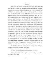 TIỂU LUẬN LỊCH sử KINH tế QUỐC dân   KINH tế VIỆT NAM GIAI đoạn 1991   2000 của THỜI kỳ đổi mới