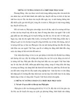 TIỂU LUẬN TRIẾT học   NHỮNG tư TƯỞNG cơ bản của TRIẾT học PHẬT GIÁO