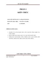 Đồ án tốt nghiệp công trình thiết kế  thi công tòa nhà c trường trung cấp nông nghiệp