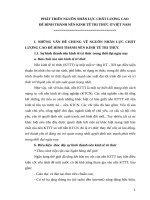 TIỂU LUẬN KINH tế CHÍNH TRỊ   PHÁT TRIỂN NGUỒN NHÂN lực CHẤT LƯỢNG CAO để HÌNH THÀNH nền KINH tế TRI THỨC VIỆT NAM