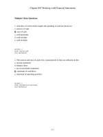 Test bank corporate finance 8e ros chap003 