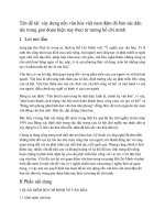 đề tài xây dựng nền văn hóa việt nam đậm đà bản săc dân tộc trong giai đoạn hiện nay theo tư tưởng hồ chí minh