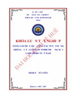 Nâng cao hiệu quả công tác tuyển dụng nhân lực tại công ty TNHH thương mại carlsberg việt nam 