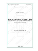 Nghiên cứu ứng dụng cọc bê tông ly tâm ứng lực trước cho nhà cao tầng thi công bằng phương pháp nakabori (tt) 