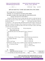 Biên bản kiểm tra điều kiện khởi công công trình