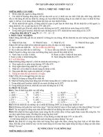 hệ thống kiến thức vật lý lớp 6 học kì 2