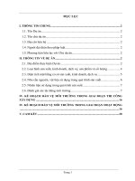 Kế hoạch bảo vệ môi trường dịch vụ sửa chữa xe máy