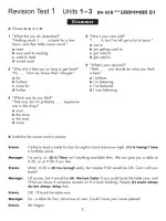 Tài liệu ôn thi B1, B2 chứng chỉ Anh văn theo khung Châu Âu (có đáp án)