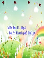 Tuần 28   địa lý   lớp 4   2017   2018   thành phố đà lạt 