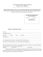16  mẫu đơn đề nghị cấp đổi GCN, QSH nhà ở của cá nhân