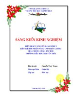 Biện pháp tập huấn ban chỉ huy liên   chi đội nhằm nâng cao chất lượng hoạt động công tác đội trường tiểu học nguyễn trãi 