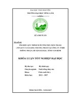 Tìm hiểu quy trình nuôi tôm thẻ chân trắng (penaeus vannamei) thương phẩm tại công ty TNHH thông thuận, huyện hải hậu   tỉnh nam định 