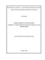 Nghi lễ Mỡi của người Mường (Nghiên cứu trường hợp người Mường ở huyện Lạc Sơn, tỉnh Hòa Bình) (Luận án tiến sĩ)
