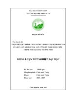 Khảo sát quy trình chăn nuôi và phòng trị bệnh sinh sản của đàn lợn nái tại công ty TNHH minh châu   thành phố hạ long   tỉnh quảng ninh 