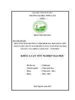 Theo dõi khả năng sinh trưởng và tình hình mắc hội chứng tiêu chảy của lợn con từ sơ sinh đến 21 ngày tuổi nuôi tại trại nguyễn văn chiêm tam dương – vĩnh phúc  khóa luận tốt nghiệp 