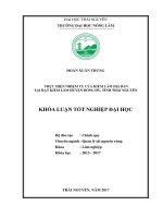 Tổ chức thực hiện nhiệm vụ của kiểm lâm địa bàn tại hạt Kiểm lâm Đồng Hỷ  tỉnh Thái Nguyên (Khóa luận tốt nghiệp)