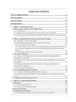 Nghiên cứu tạo vải chứa vi nang kháng viêm thân thiện môi trường định hướng ứng dụng y dược (Luận án tiến sĩ)