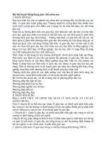 Bài thu hoạch thăng hạng giáo viên mầm non