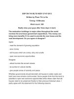 HOT HOT - ĐÁP ÁN THI IELTS NGÀY 27-07-2013