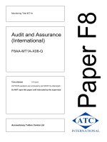 ATC f8 materials for jun08 session study system F8AA(INT)MT1A qs j08 