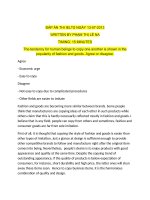 BĂT CHIẾC được NHÌN THẤY CHỦ yếu TRONG THỜI TRANG  đáp án THI IELTS NGÀY 13 07 2013