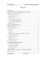 Đồ án tốt nghiệp: Thiết kế chương trình quản lý khách sạn