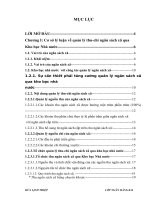 Giải pháp tăng cường quản lý thu-chi ngân sách xã qua Kho bạc Nhà nước huyện Bình Gia tỉnh Lạng Sơn