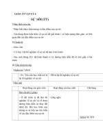 Giáo án Vật lý 6 bài 29: Sự sôi (tiếp theo)