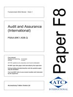 ATC f8 materials for jun08 session study system F8AA(Int)Mock1 qs j08 